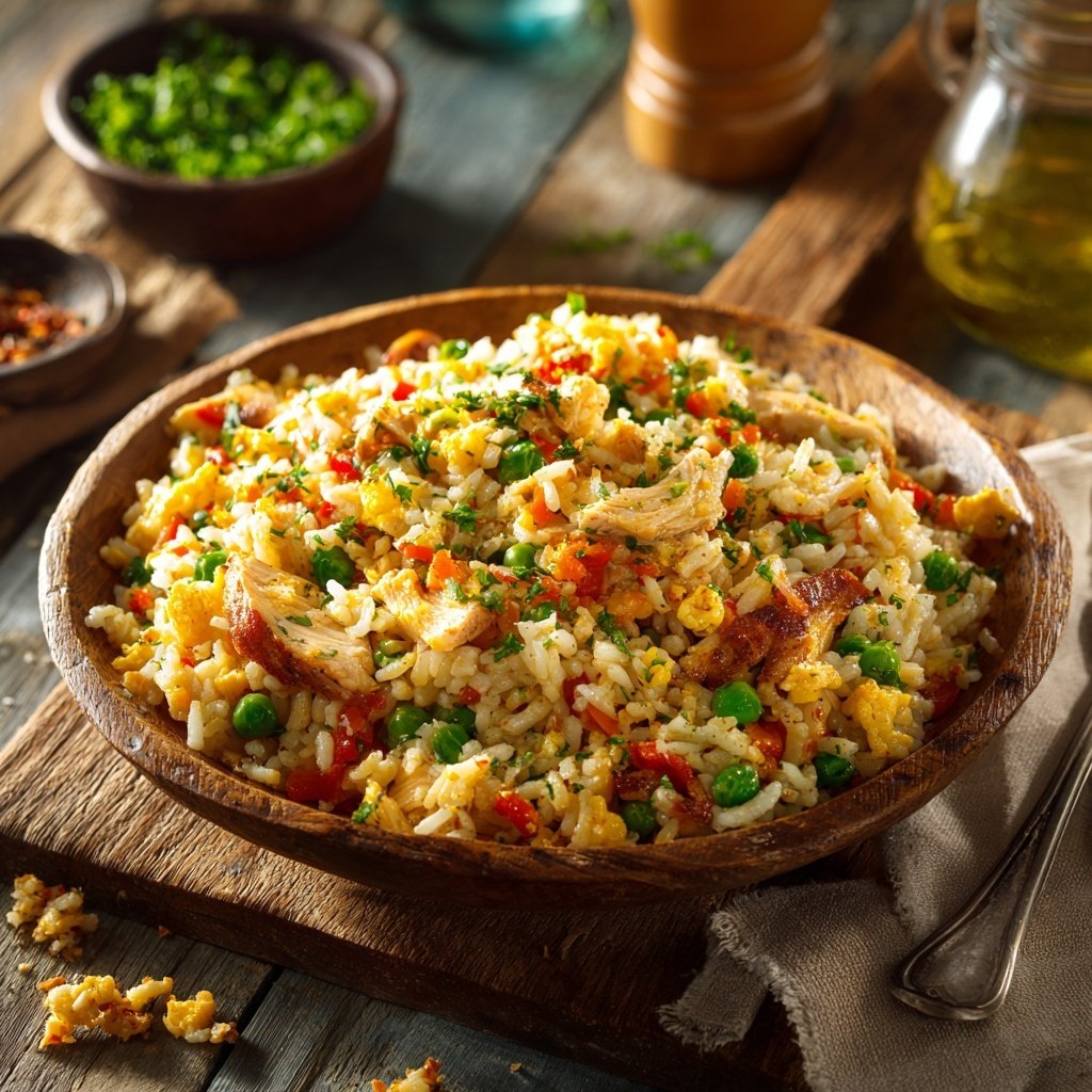 Rotisserie Chicken Fried Rice