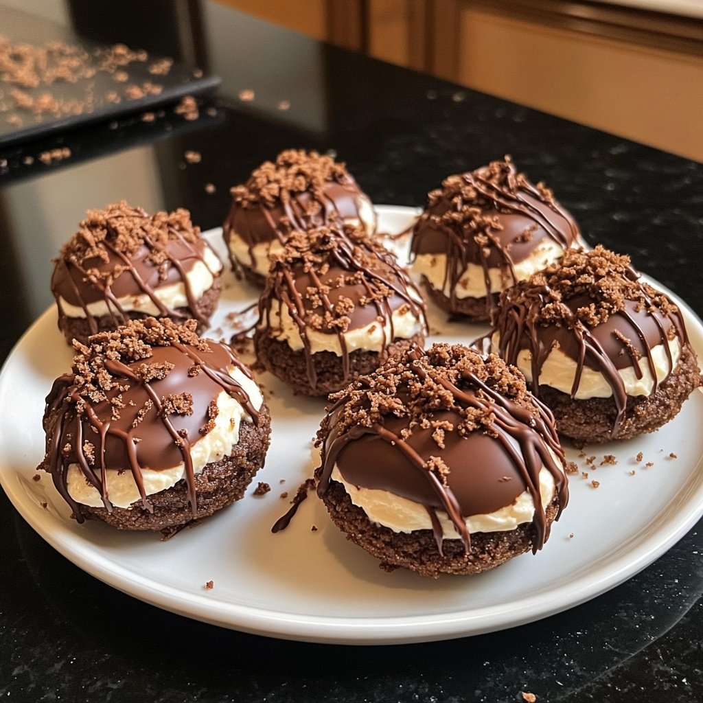 Choco Cheesecake Cookie Bites