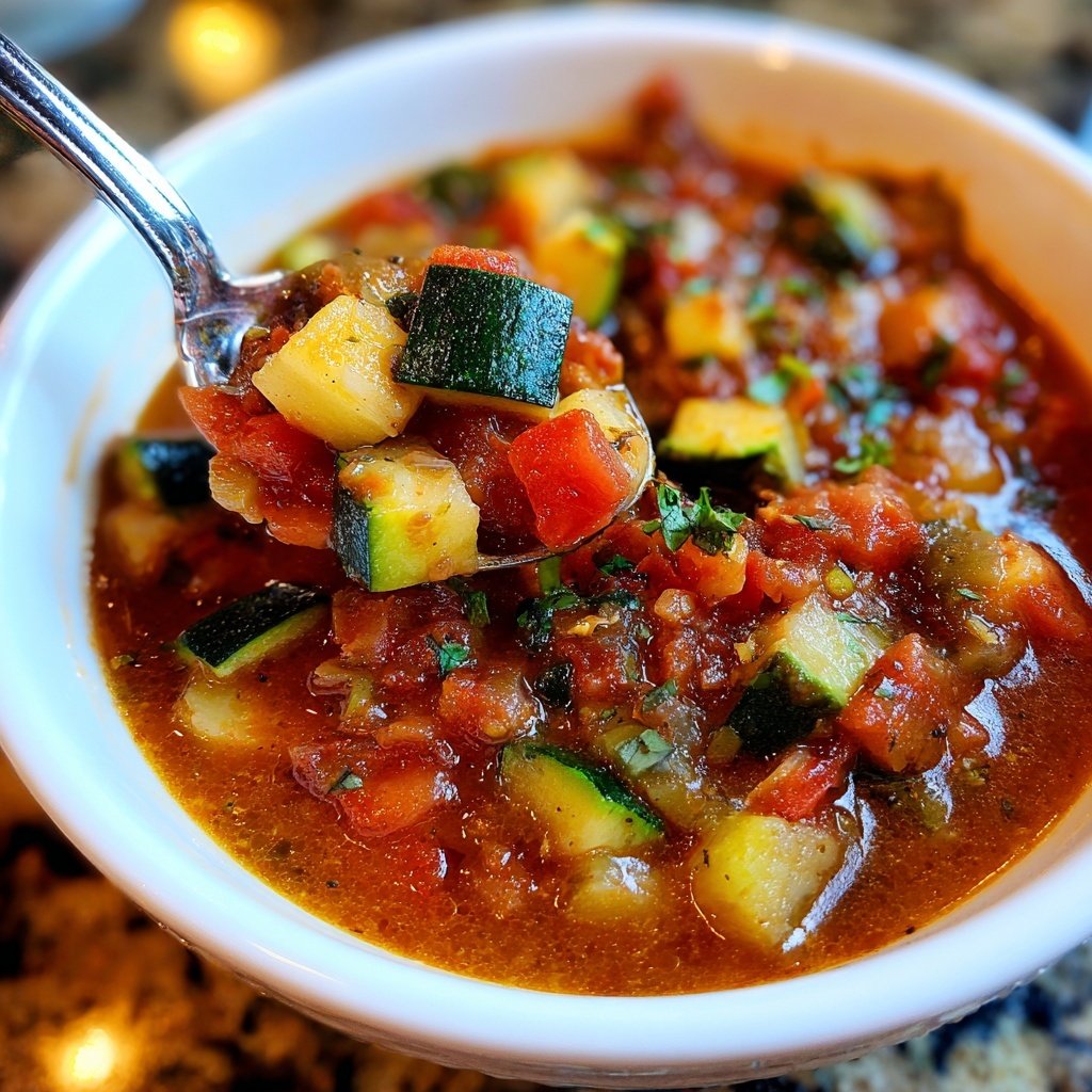 Healthy Crockpot Italian Vegetable Stew