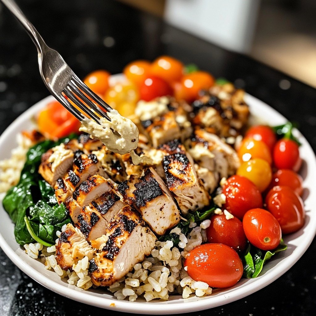 High Protein Rice Bowls