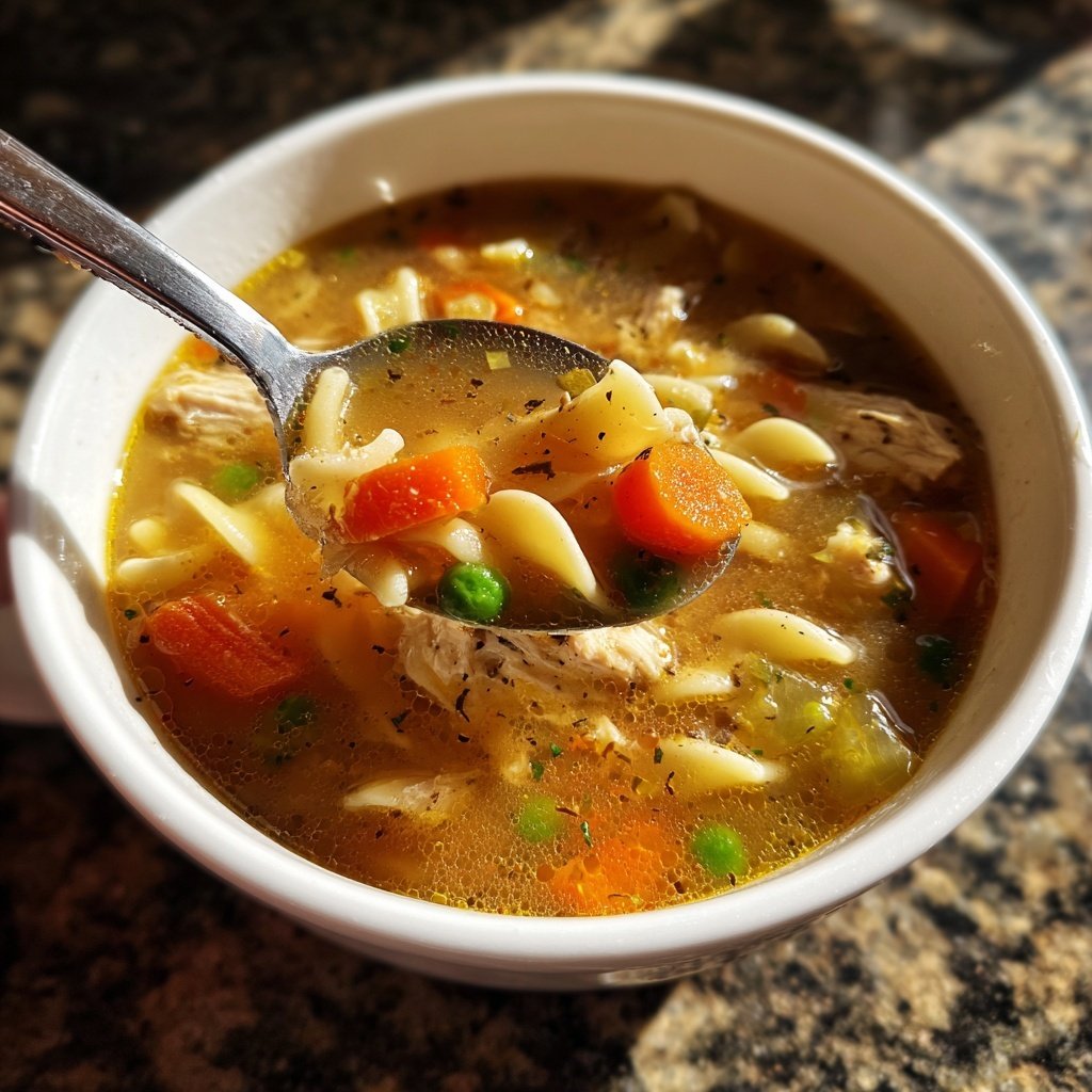 Spring Chicken Noodle Soup
