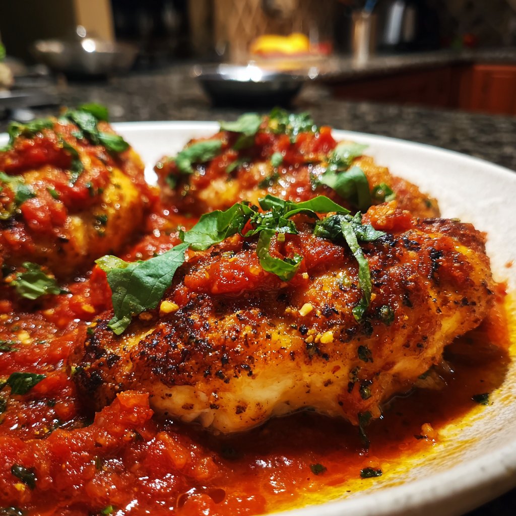 Chicken Breast with Tomato Sauce