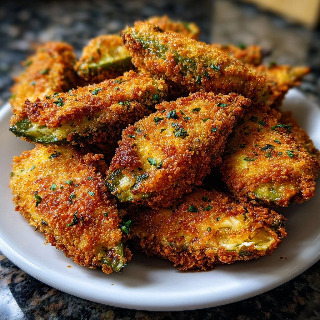Jalapeno Poppers with Garlic Herb Filling