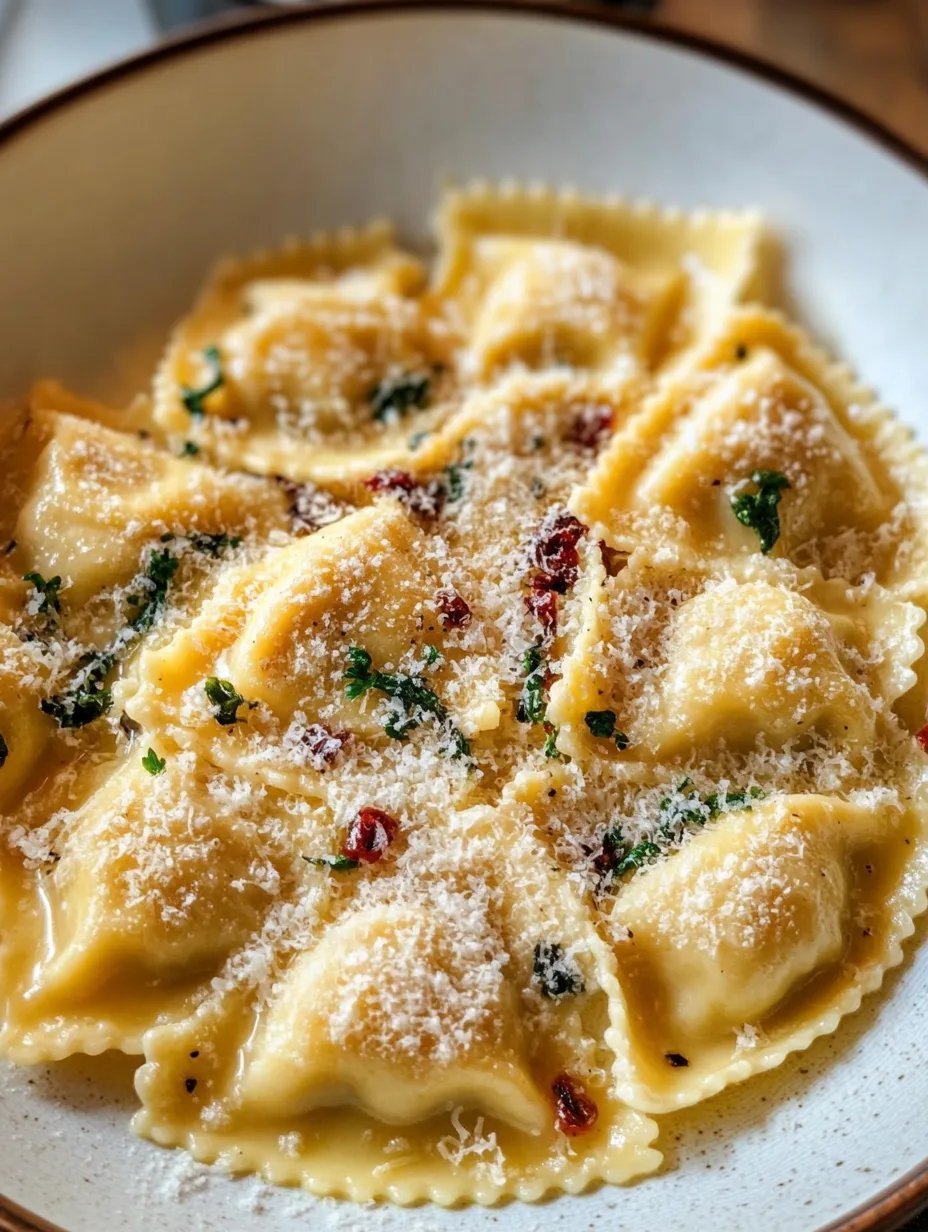 Creamy Tuscan Ravioli