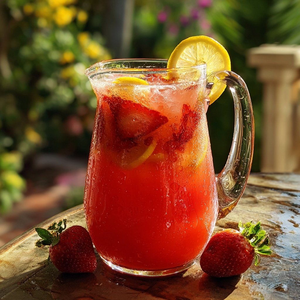 Strawberry Lemonade Spring Refresher