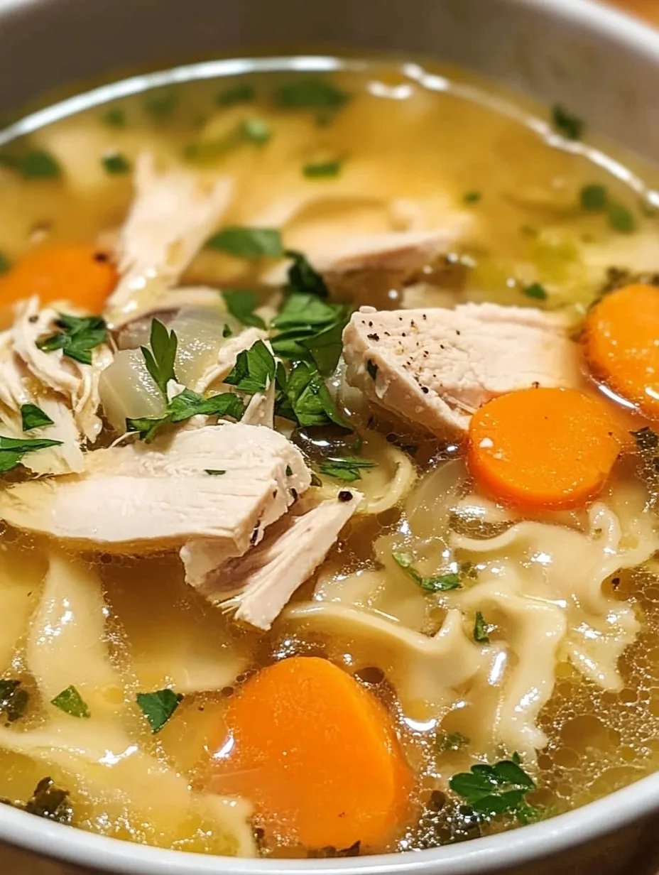 Crockpot Chicken Noodle Soup