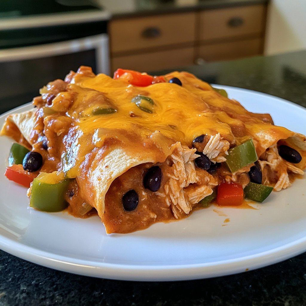 Family-Favorite Crockpot Chicken Enchilada Filling