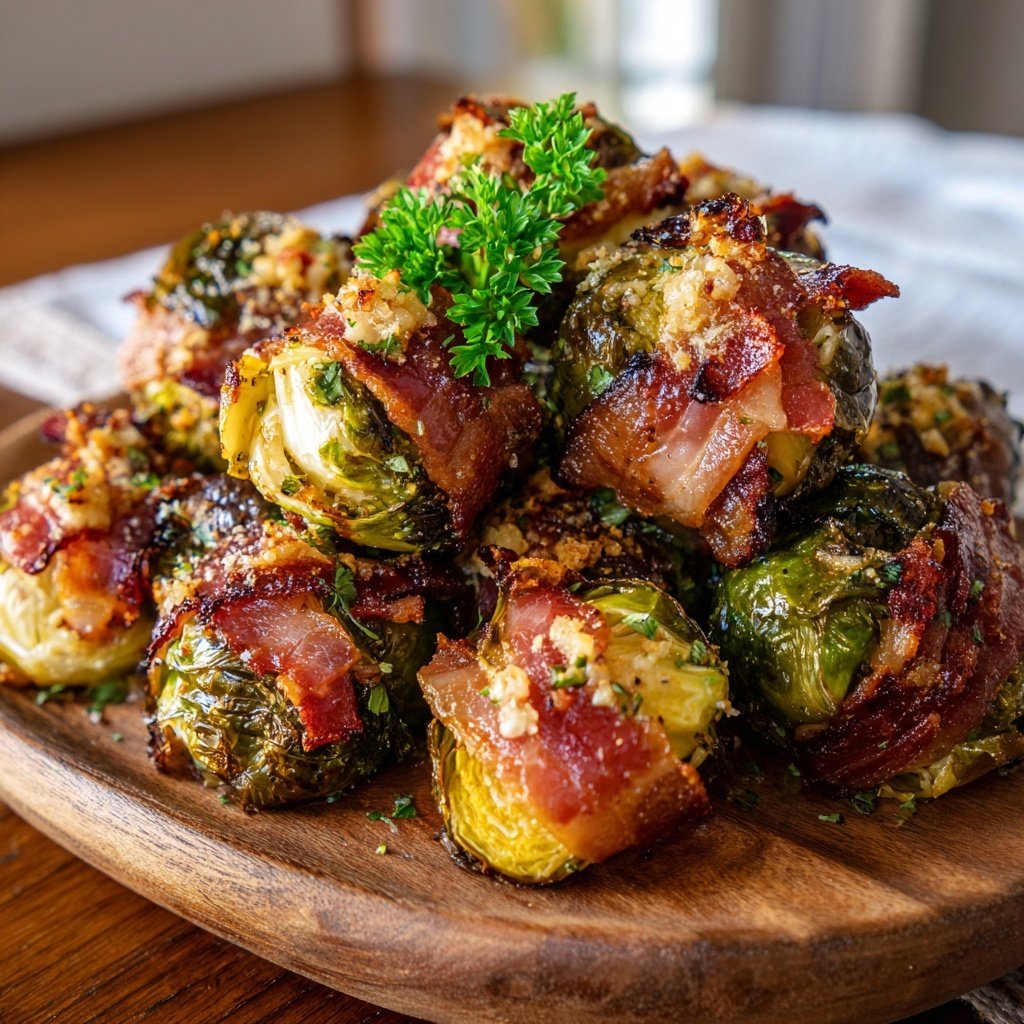 Roasted Brussels Sprouts With Bacon