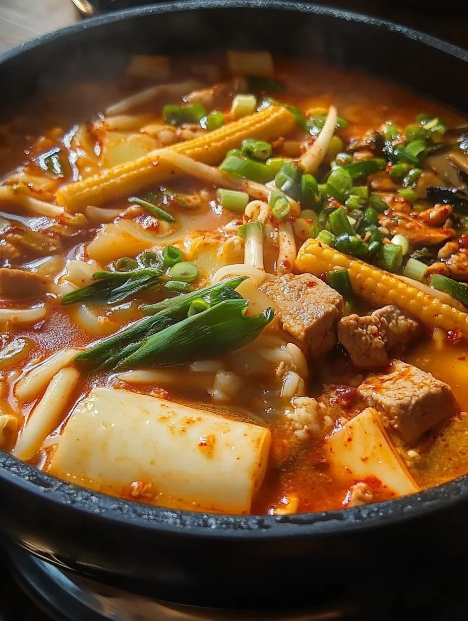 Budae Jjigae (Korean Army Stew Hotpot)