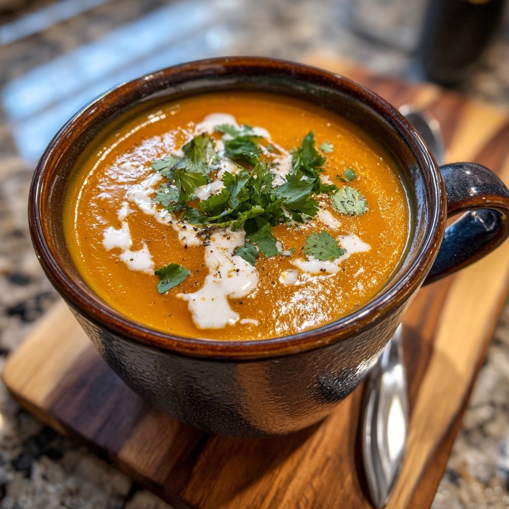 Creamy Carrot Ginger Soup