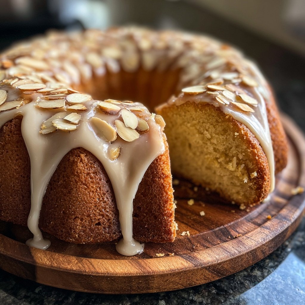 Vanilla Almond Yogurt Cake