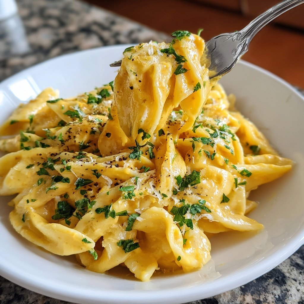 Creamy Lemon Chickpea Pasta