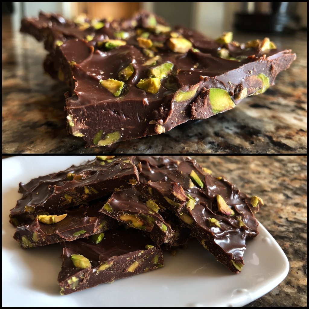 Chocolate Pistachio Bark