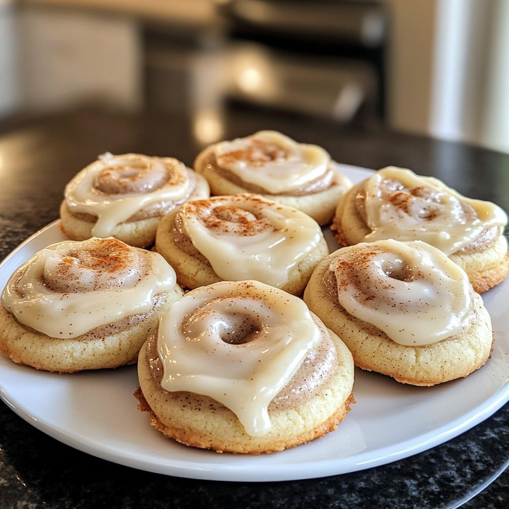 Soft and Chewy Cinnamon Roll Sugar Cookies