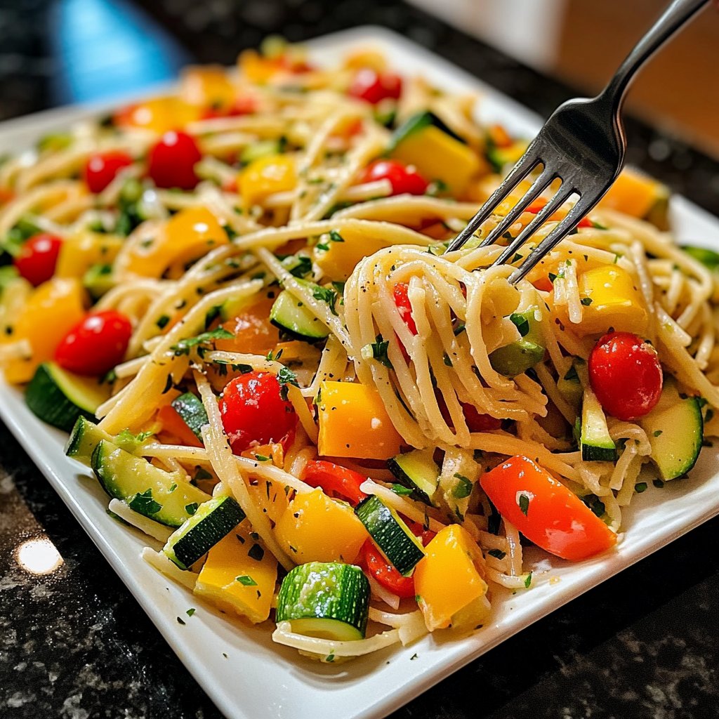 Simple Veggie Pasta Primavera Recipe